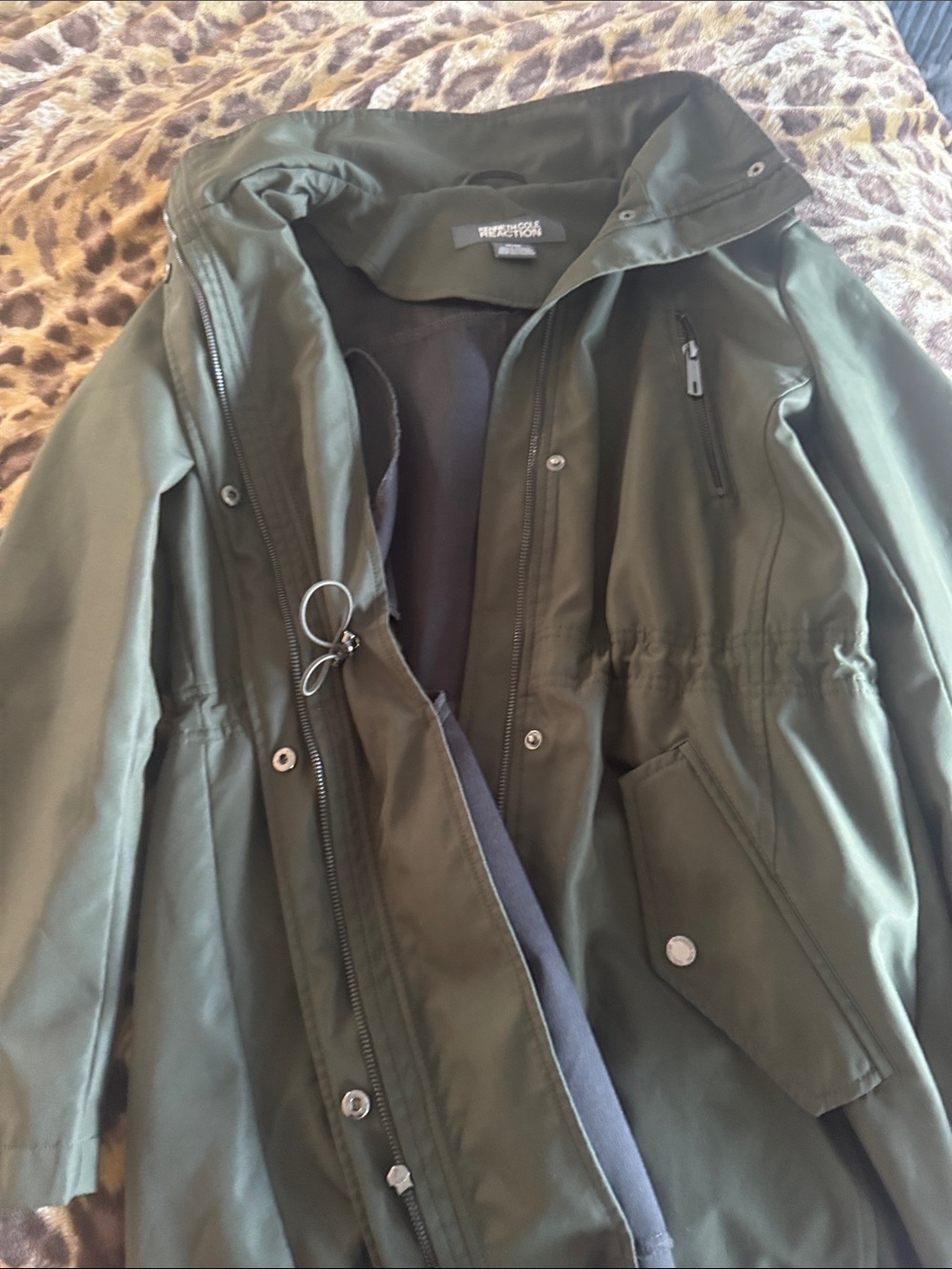 Kenneth Cole Reaction Olive Green Jacket